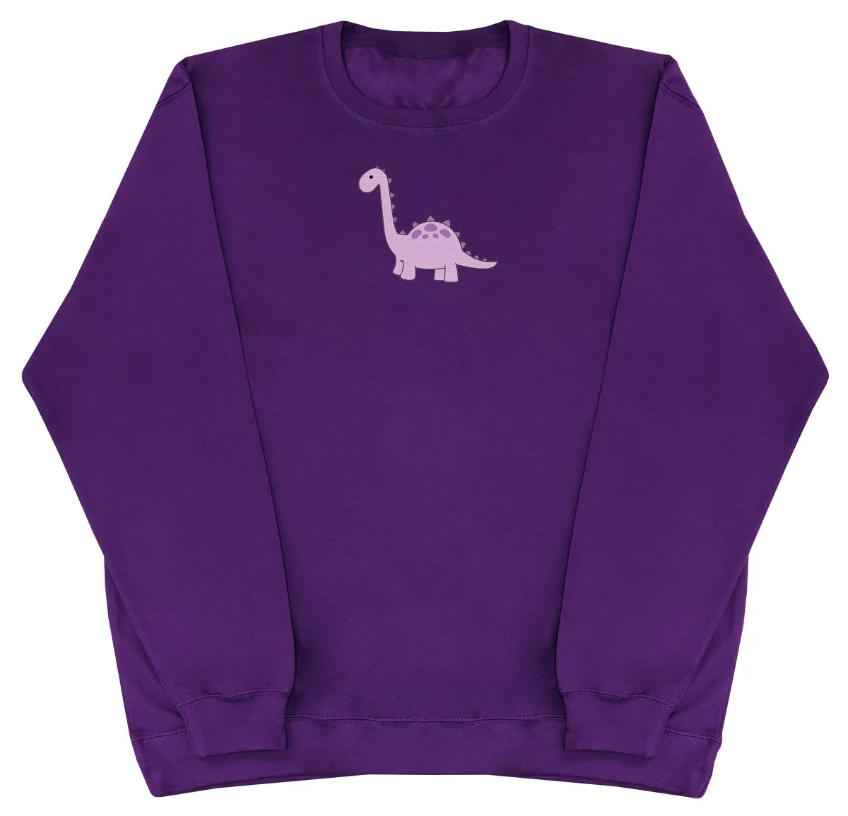 Purple Dino - Kids Oversized Comfy Sweater