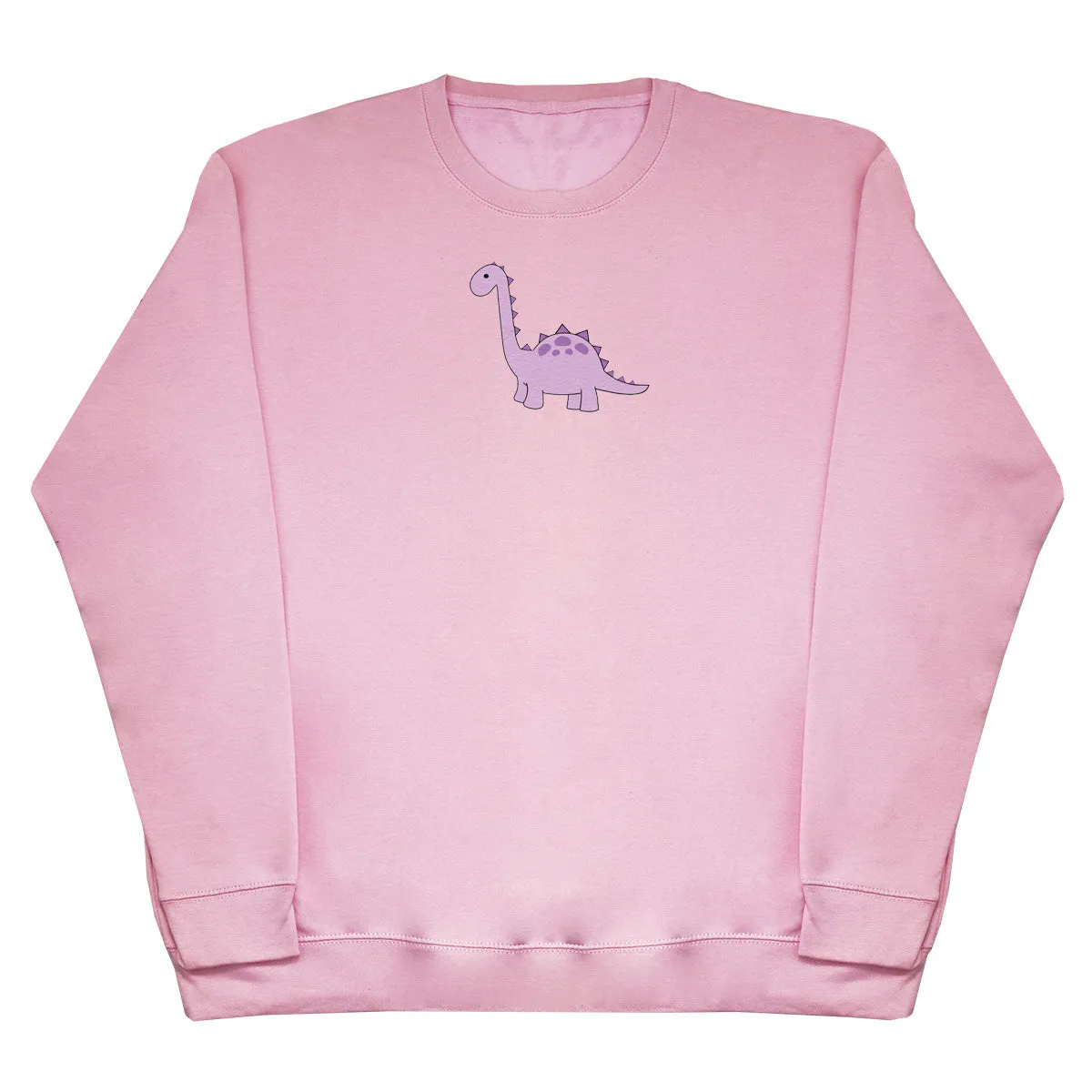 Purple Dino - Kids Oversized Comfy Sweater