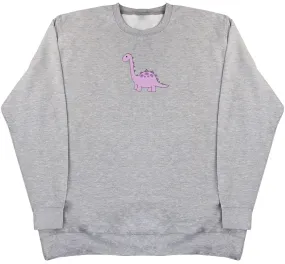 Purple Dino - Kids Oversized Comfy Sweater