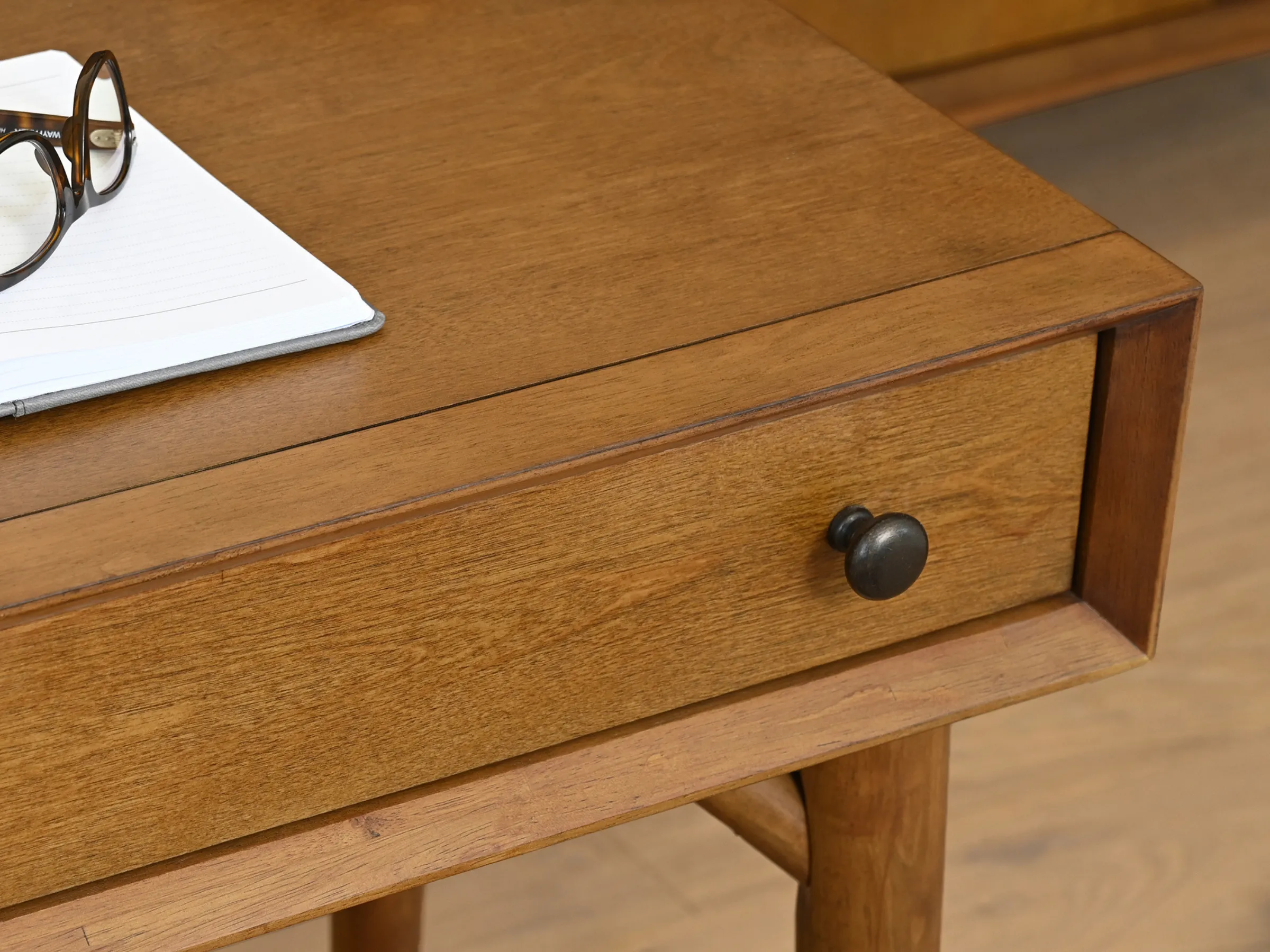 Retro Mid-Century 1-Drawer Office Desk