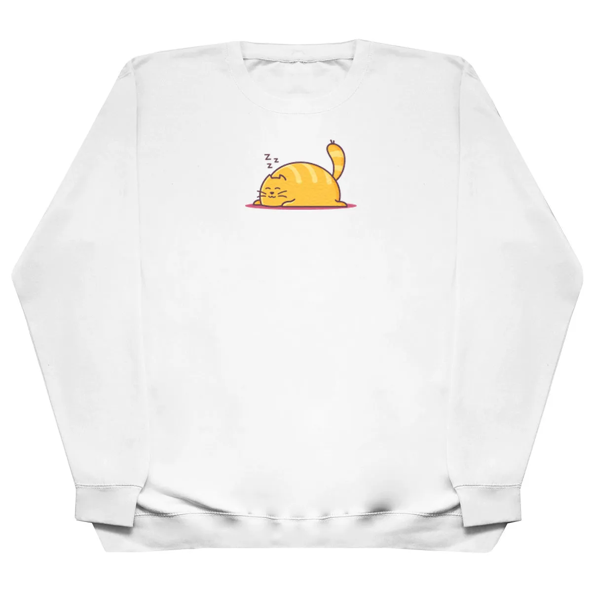 Sleeping Cat - Kids Oversized Comfy Sweater