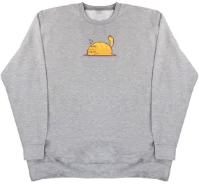 Sleeping Cat - Kids Oversized Comfy Sweater