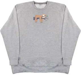 Sleeping Sloth - Kids Oversized Comfy Sweater