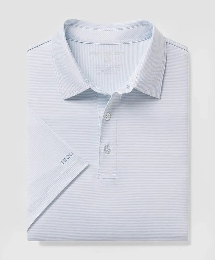 Southern Shirt Co - Heather Madison Stripe Polo