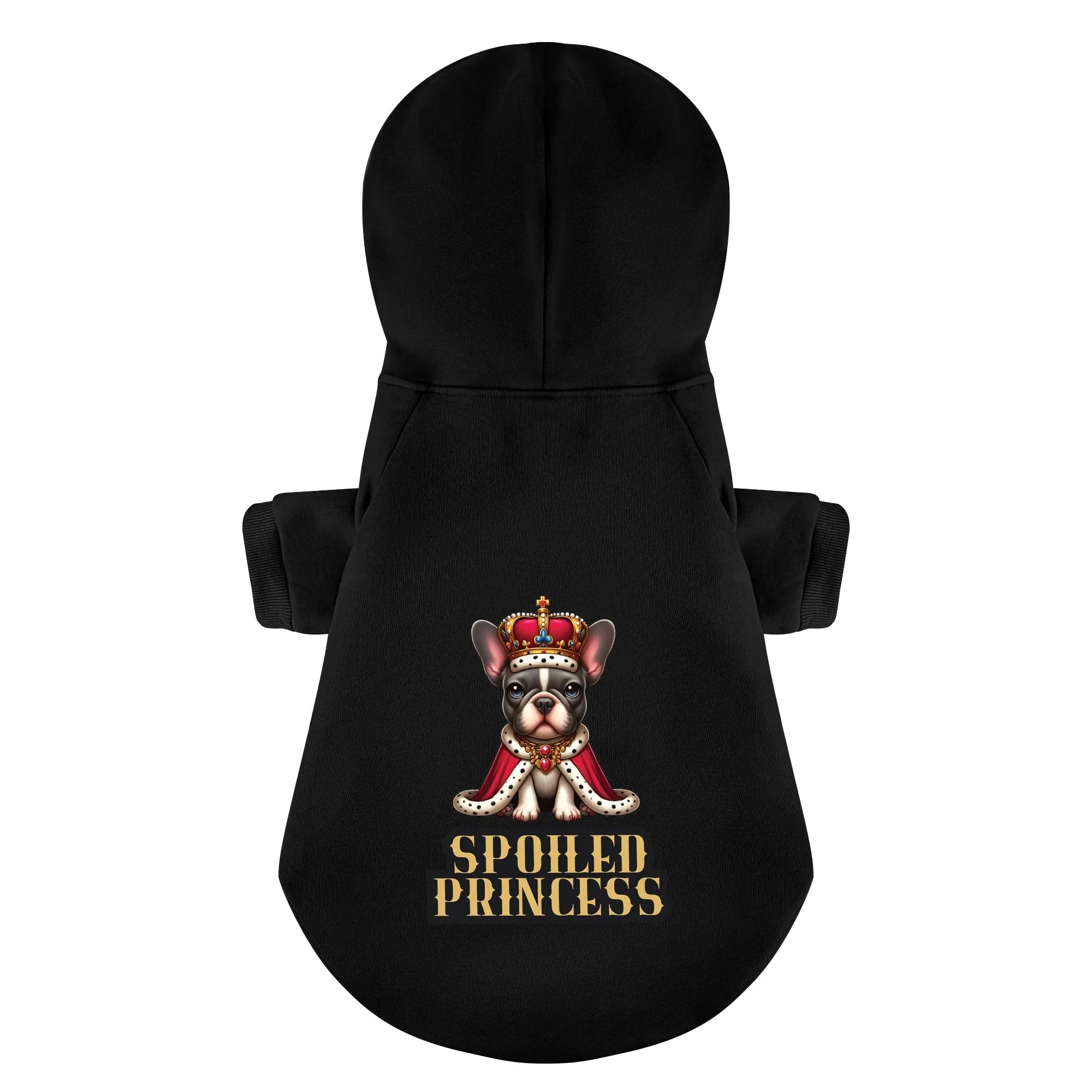 Spoiled Princess - Personalized French Bulldog Hoodies with Funny Quotes – Stylish, Cozy, and Premium 100% Cotton