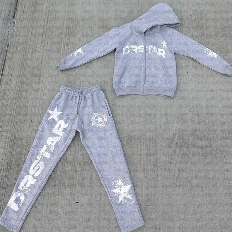 Stardust Dreams Y2K Women’s Zip-Up Hoodie - Cozy Harajuku Letter Print Streetwear