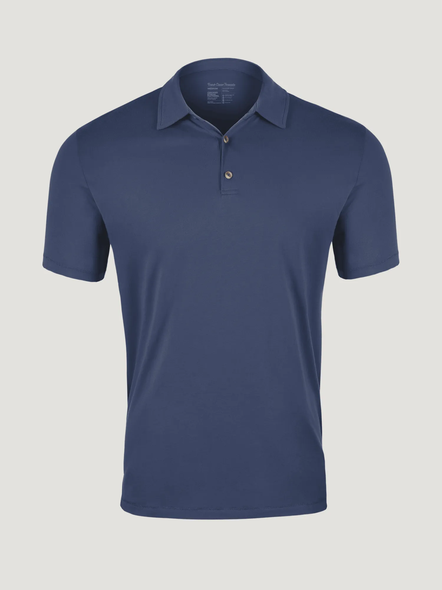 Steel Blue Torrey Polo FINAL SALE