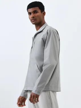 Studiofit Grey Relaxed-Fit Jacket