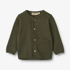 Sweat Cardigan Toto - pine needle