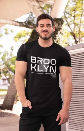 T shirts mens design 'Brooklyn' Design