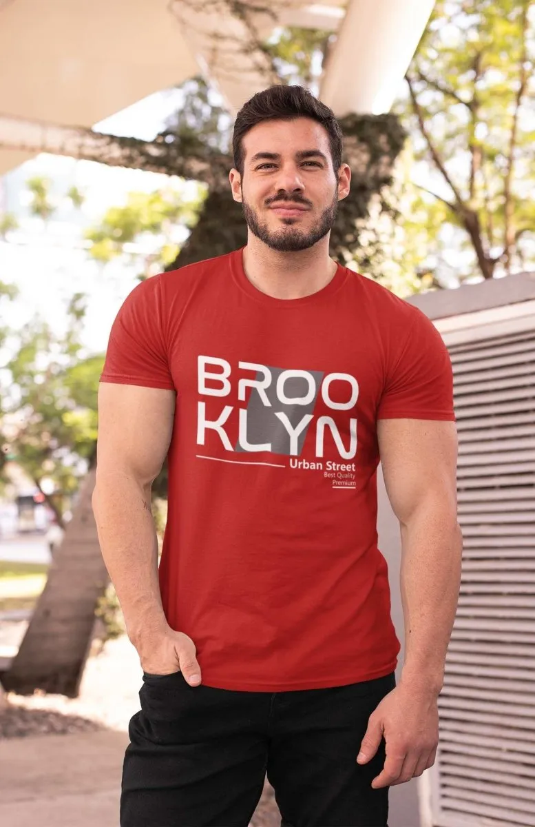 T shirts mens design 'Brooklyn' Design