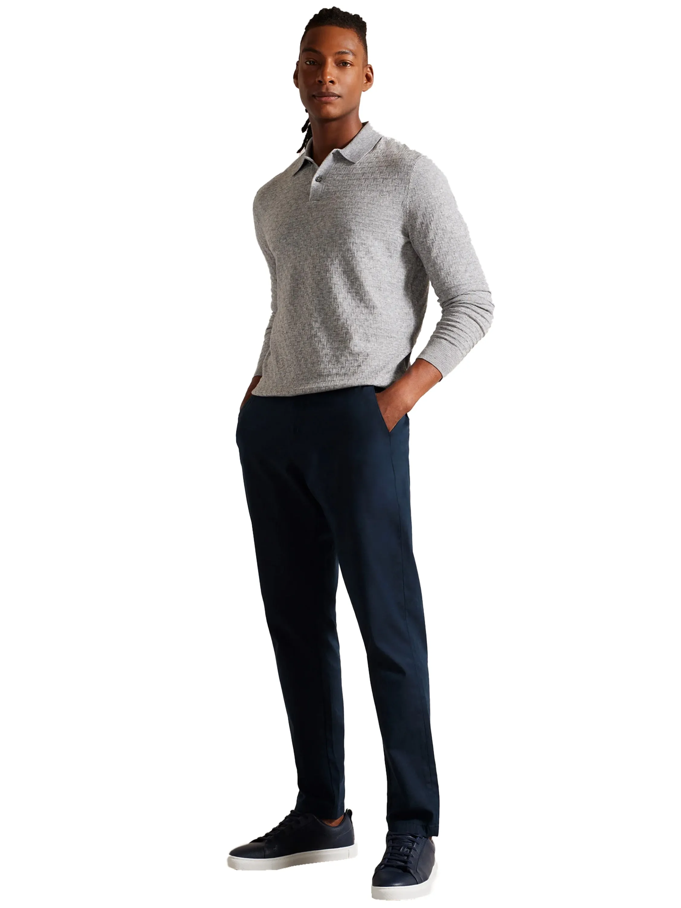 Ted Baker | Mens Knitted Polo Shirt - Morar