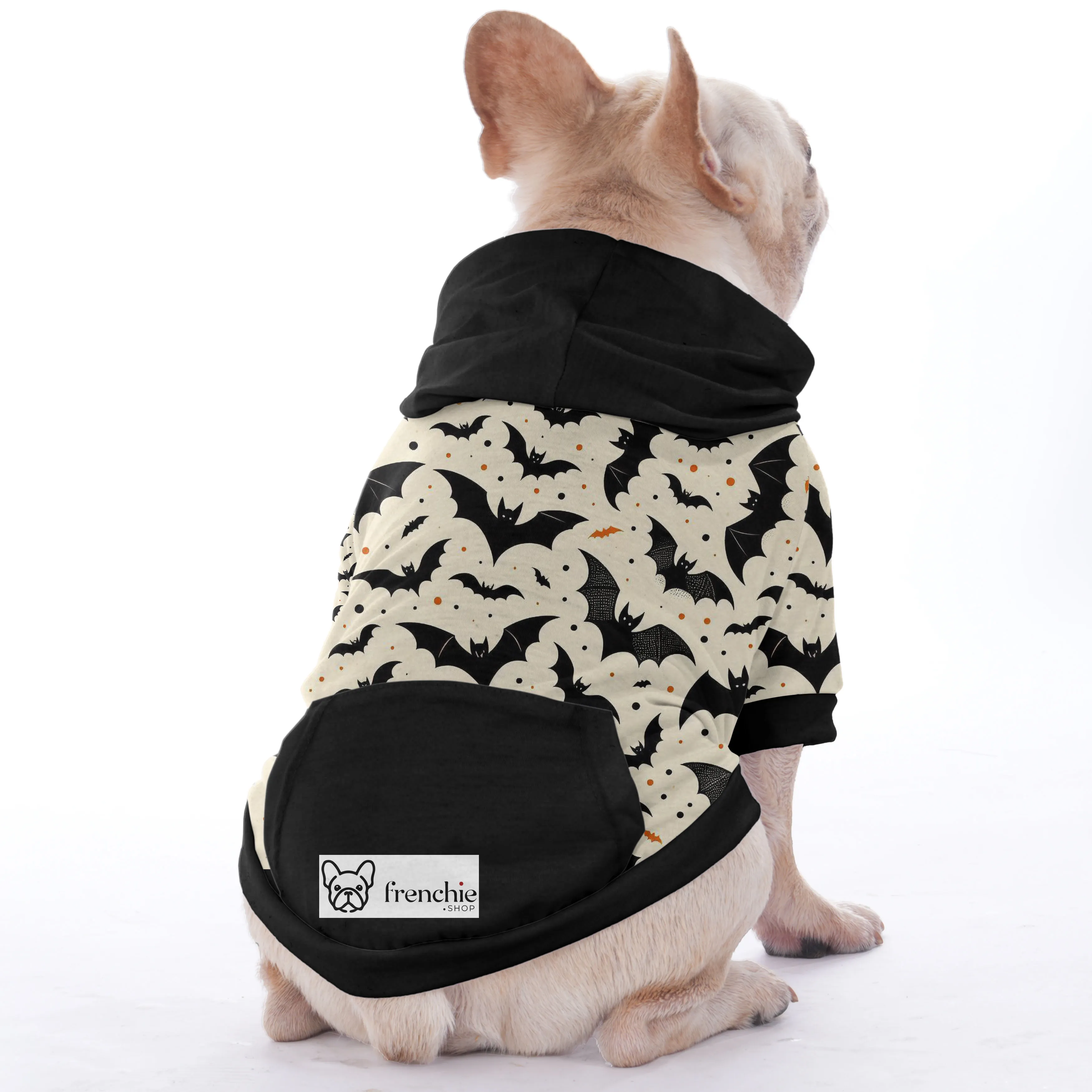 The Bat - Halloween Hoodies for French Bulldog  | Frenchie Shop Original