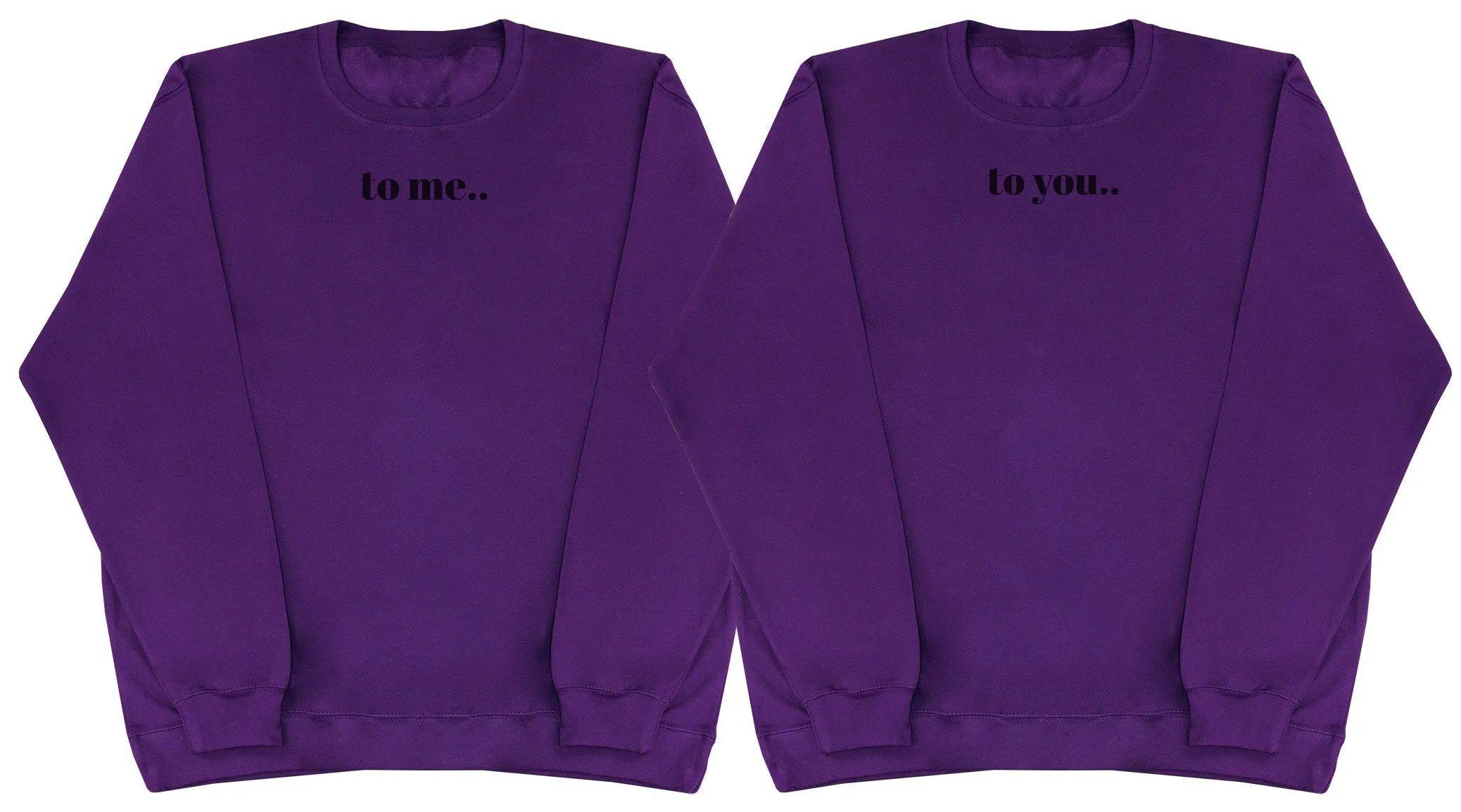 To Me.. To You.. Matching Set - Huge Oversized Comfy Sweater