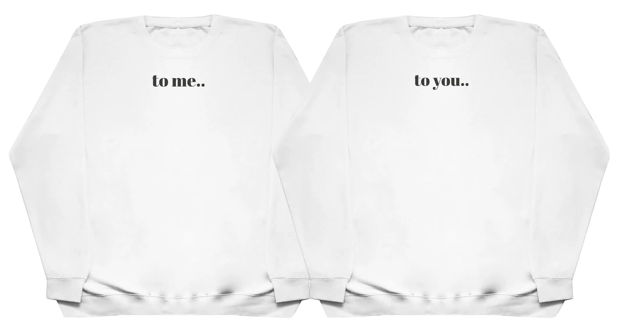 To Me.. To You.. Matching Set - Huge Oversized Comfy Sweater