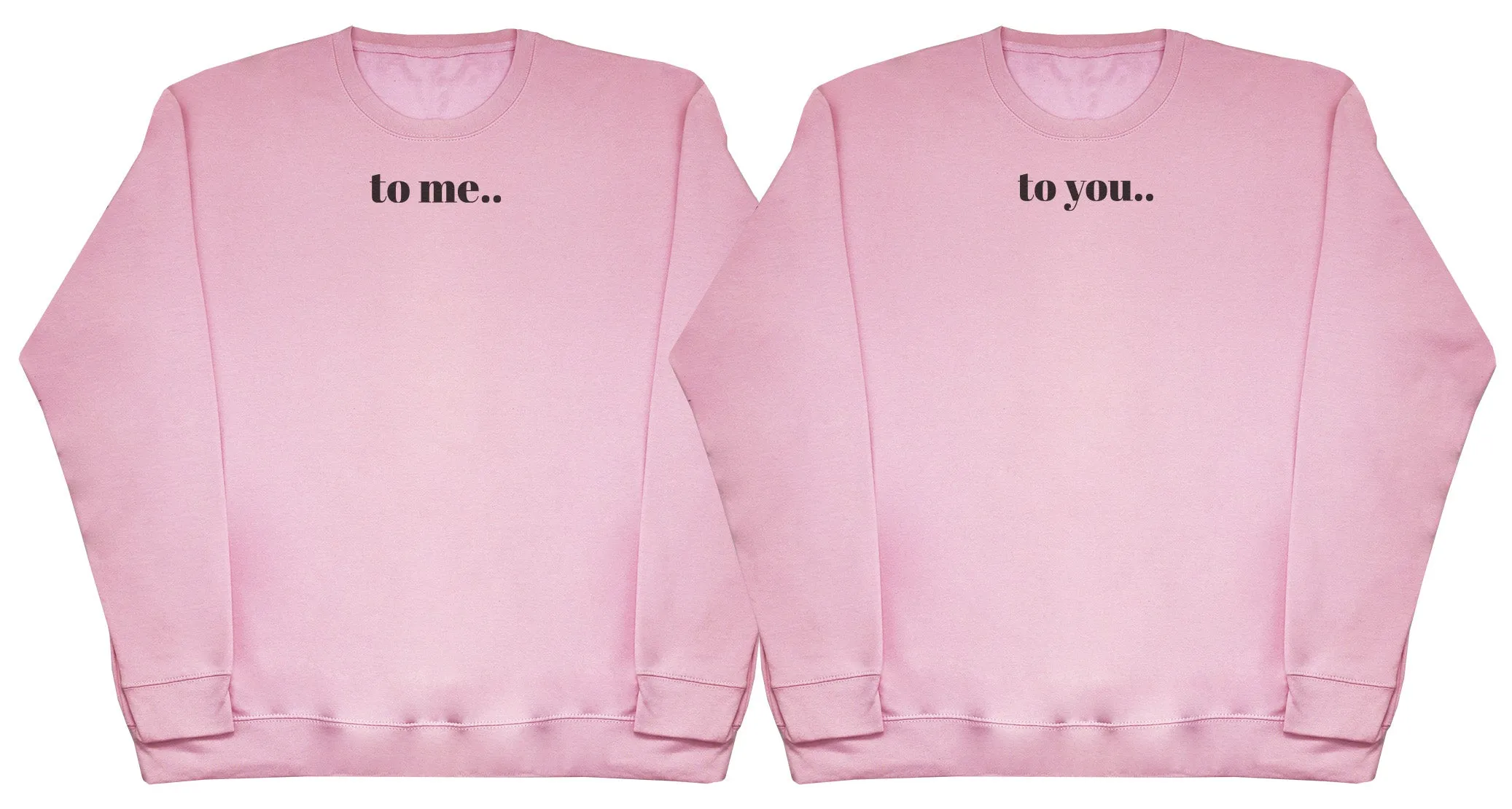 To Me.. To You.. Matching Set - Huge Oversized Comfy Sweater