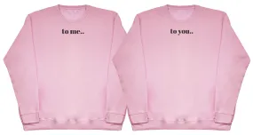 To Me.. To You.. Matching Set - Huge Oversized Comfy Sweater