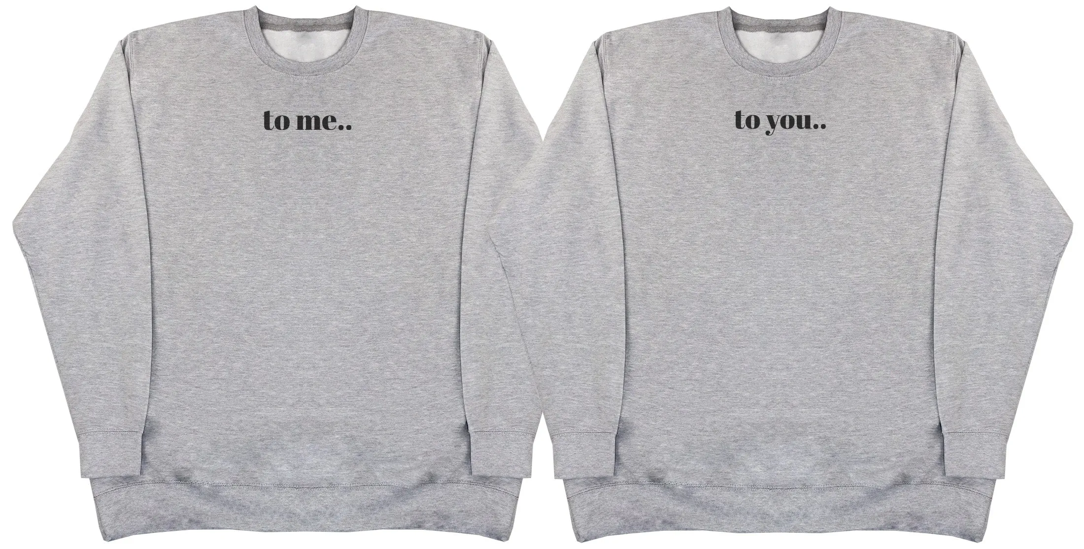 To Me.. To You.. Matching Set - Huge Oversized Comfy Sweater