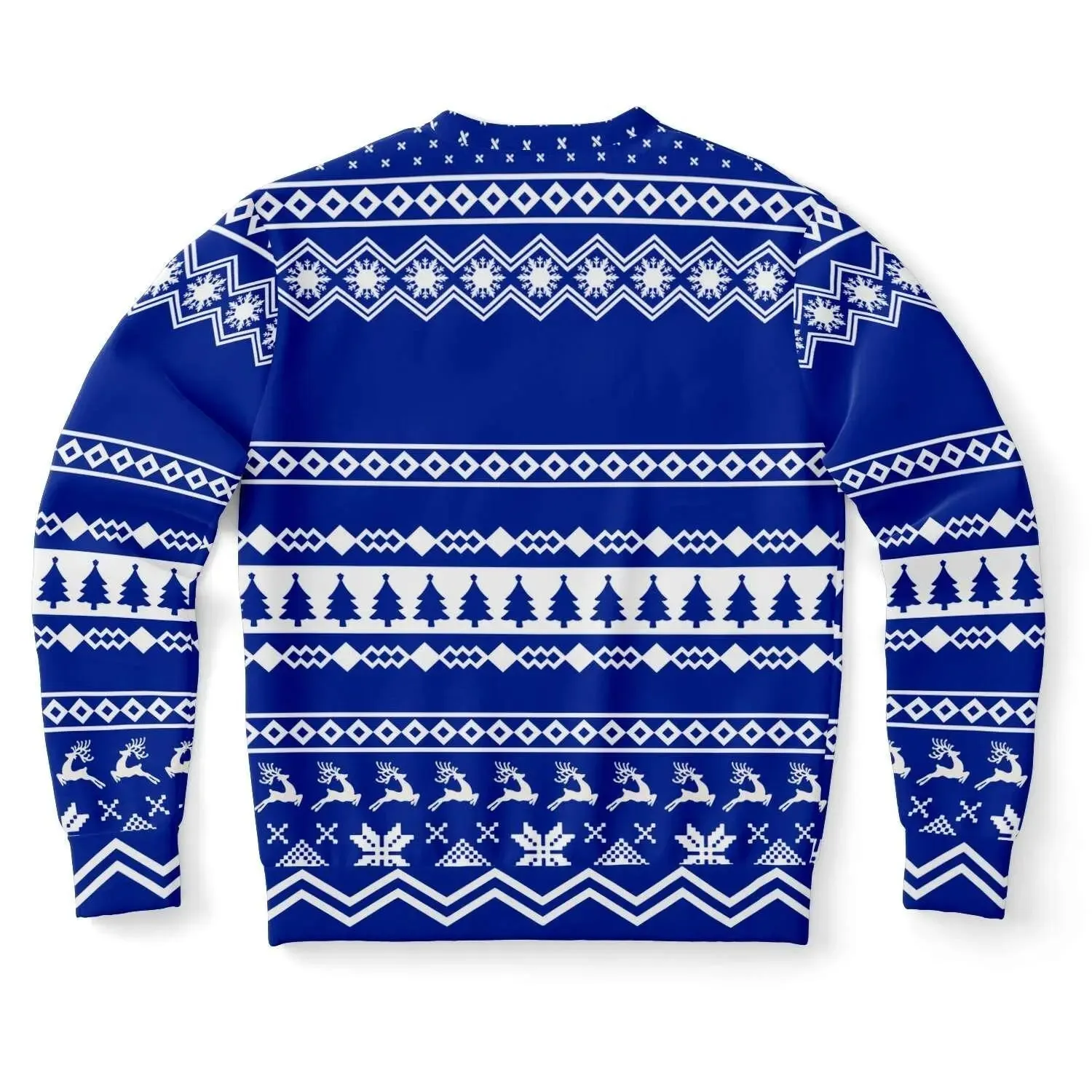 Vintage Fashionable Christmas Men Sweater - Navy