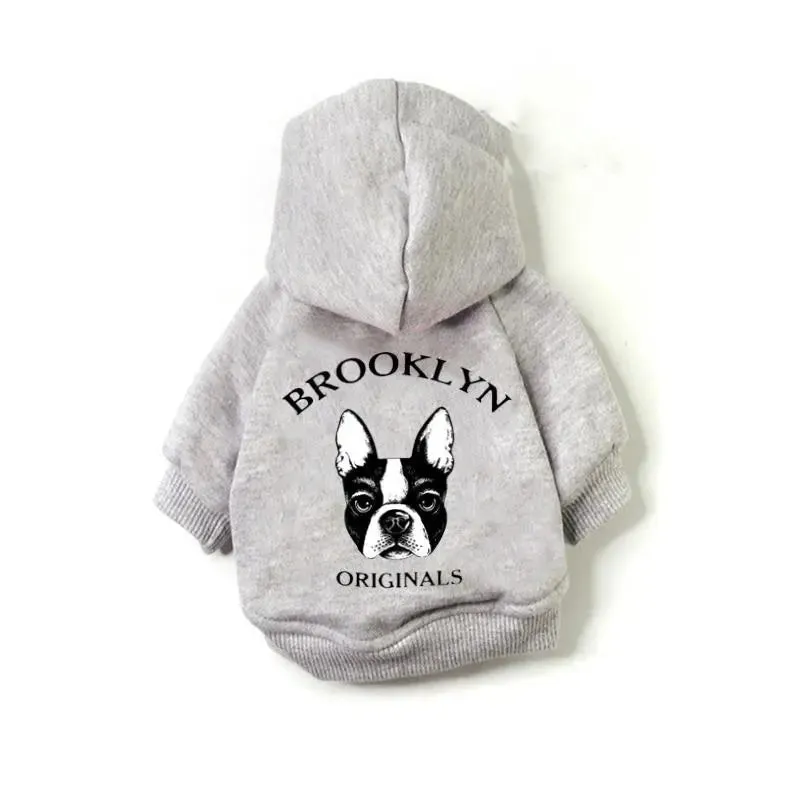 Winter Warm Dog Hoodies - Cozy Pet Clothes for Small to Medium Dogs and Cats