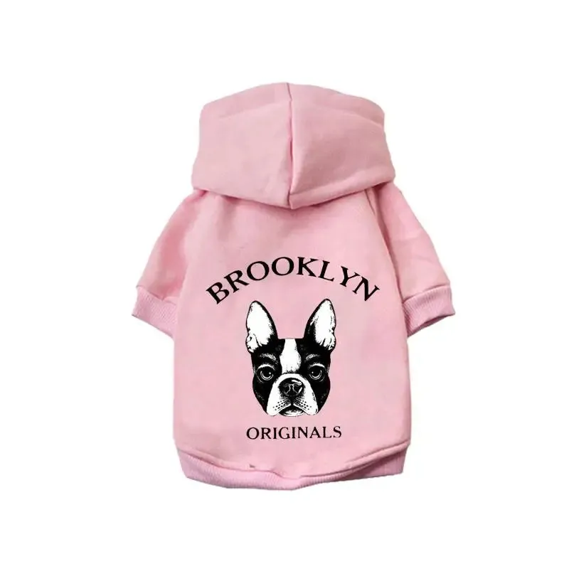 Winter Warm Dog Hoodies - Cozy Pet Clothes for Small to Medium Dogs and Cats