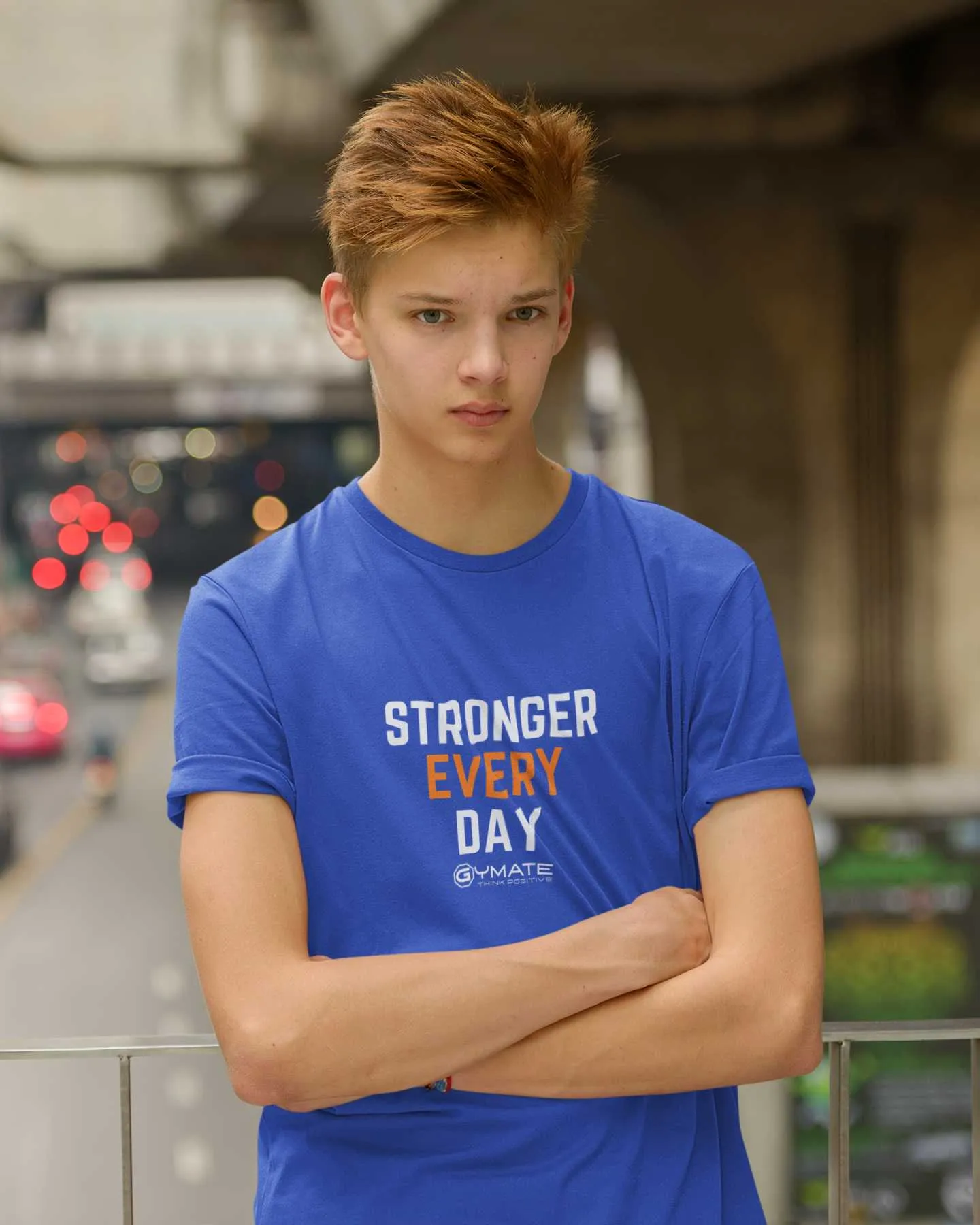 Youth/Kids Slogan T Shirts 'Stronger Everyday'